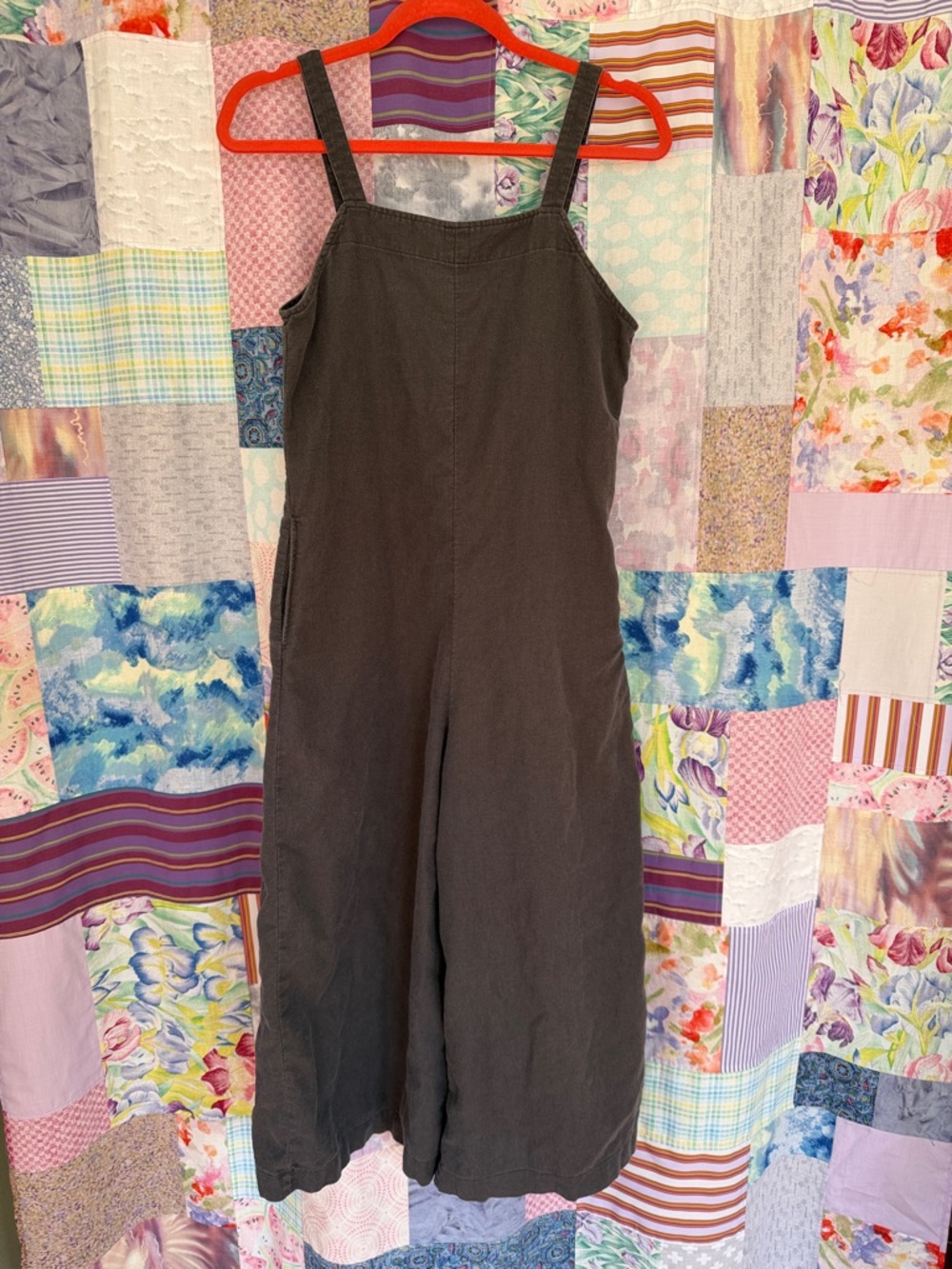 Uniqlo Gray Wide-Leg Jumpsuit